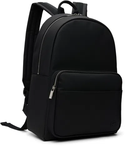 Lacoste Black Classic Backpack In Black