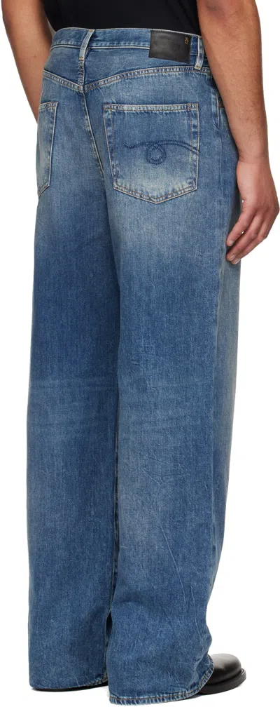 R13 Blue Damon Jeans In Blue