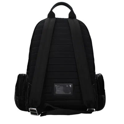 Dolce & Gabbana Black Nylon Backpack In Black