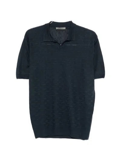 Corneliani Short-sleeve T-shirt In Blue