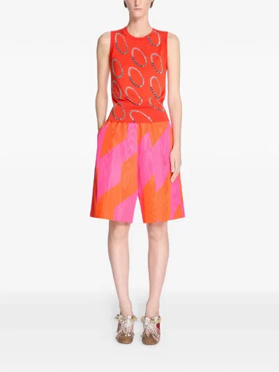 Dries Van Noten Printed Shorts In Multi