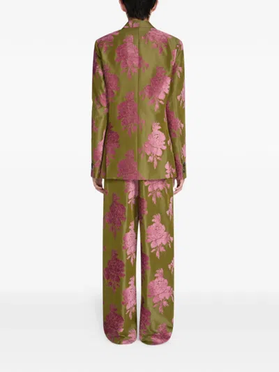 Dries Van Noten Double-breasted Blazer In Multi