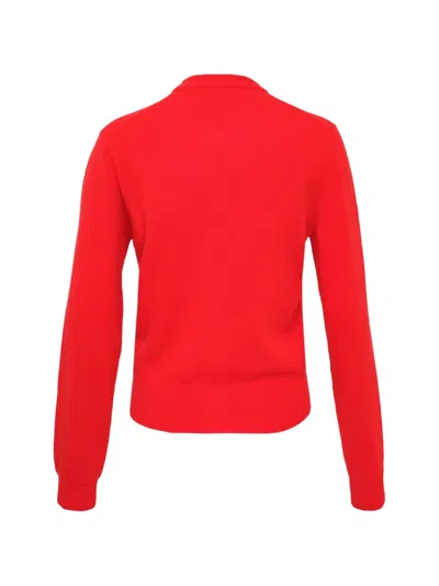 Jil Sander Buttoned Cardigan In Red