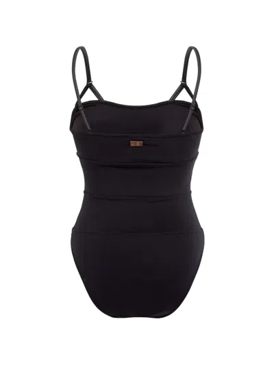 Vilebrequin Women Sculpting One-piece Swimsuit Solid In Black