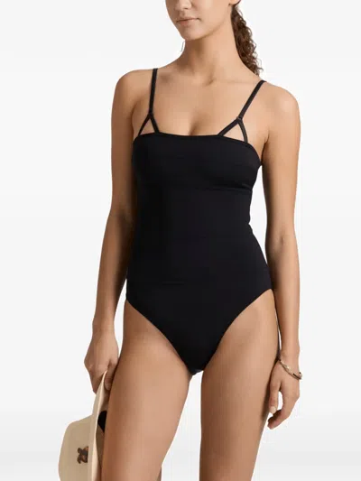 Vilebrequin Women Sculpting One-piece Swimsuit Solid In Black