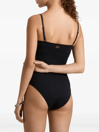 Vilebrequin Women Sculpting One-piece Swimsuit Solid In Black