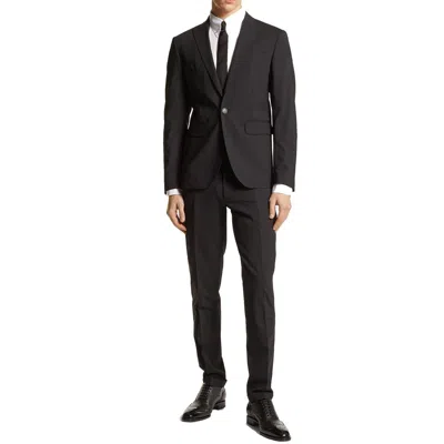 Dsquared2 Black Elastane Two-piece Suit In Black