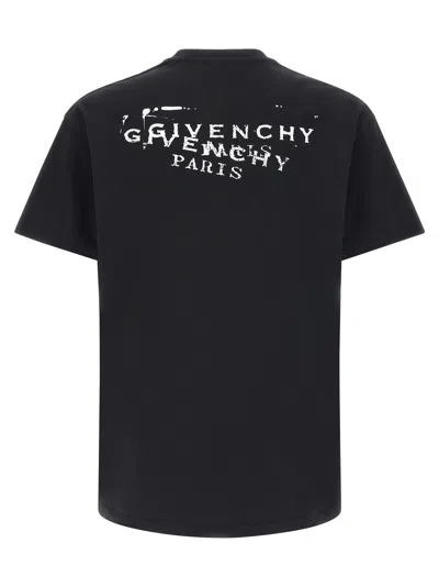 Givenchy Stamp T-shirt Black In Black