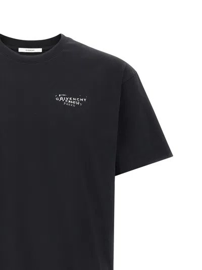 Givenchy Stamp T-shirt Black In Black
