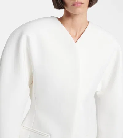Jacquemus Fitted Jacket In White