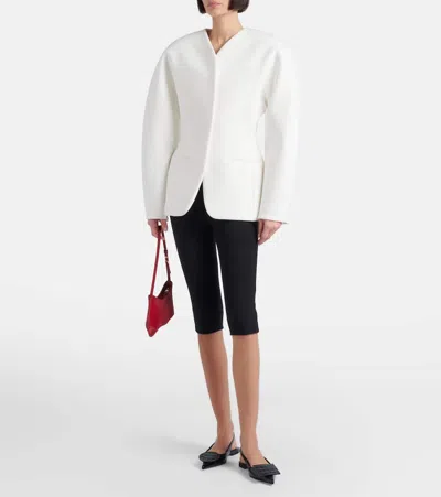 Jacquemus Fitted Jacket In White