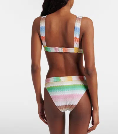 Missoni Zigzag-pattern Bikini In Multi