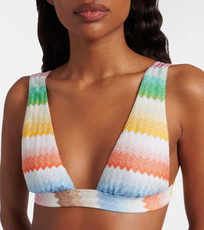 Missoni Zigzag-pattern Bikini In Multi