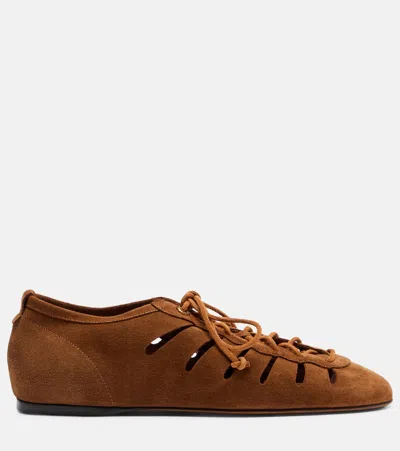 Isabel Marant Leyza Gd Ballet Flats -  - Leather - Brown