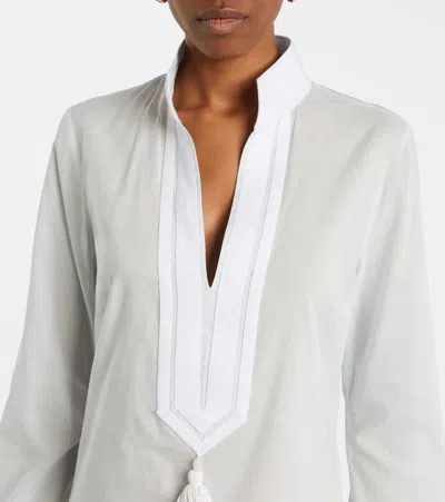 Tory Burch Cotton Kaftan In White