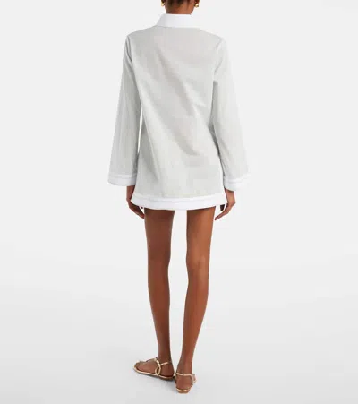 Tory Burch Cotton Kaftan In White