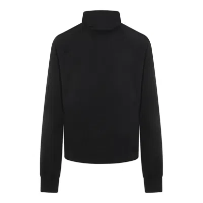 Thom Krom Sweaters Blacks And Greys In Blue