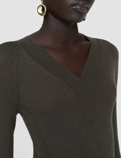 Joseph Harti Linen Blend Knit Top In Multi