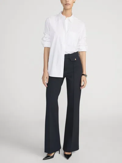 Frame The Modernist High Waist Wide Leg Pants In Multi