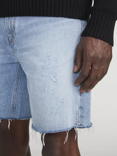Frame Men's Relaxed Shorts In Blue