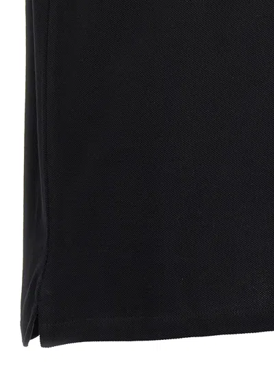 Ami Alexandre Mattiussi Ami Paris Men Black Polo Shirt With Adc Embroidery At The Front In Cotton Man
