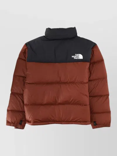 The North Face Brown Color Block High Neck Jacket