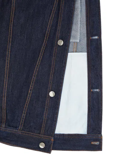 Ader Error Denim Jacket In Blue