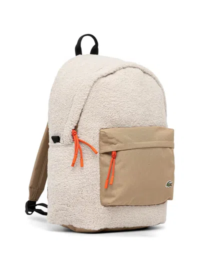 Lacoste Neocroc Backpack In Neutral