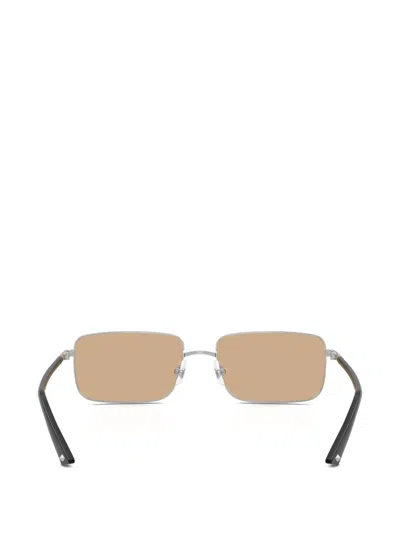 Jimmy Choo Rectangular-frame Sunglasses In Brown