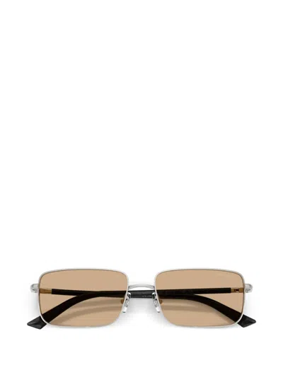 Jimmy Choo Rectangular-frame Sunglasses In Brown