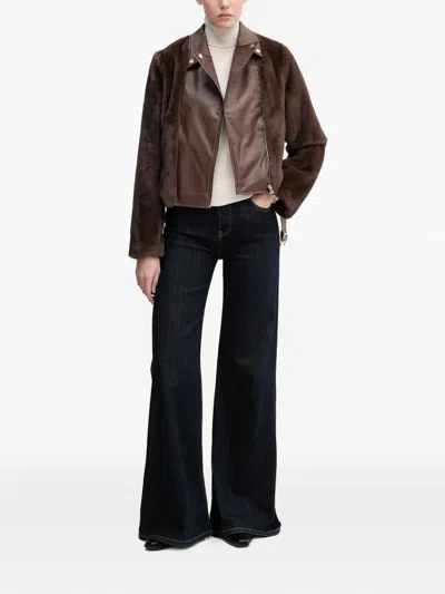 Gaudì Belted Zip-up Jacket In Multi