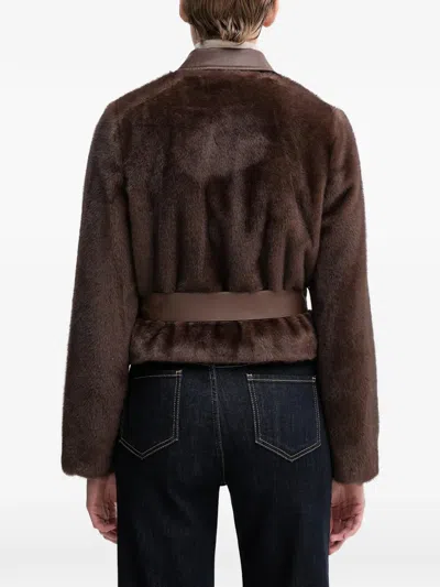 Gaudì Belted Zip-up Jacket In Multi