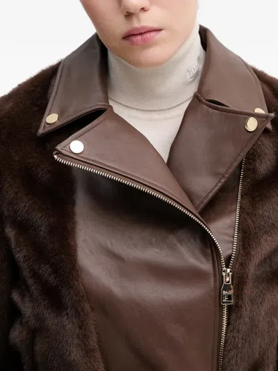 Gaudì Belted Zip-up Jacket In Multi