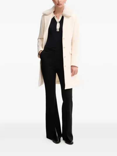 Gaudì Button-up Coat In White