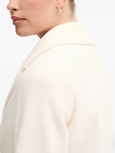 Gaudì Button-up Coat In White