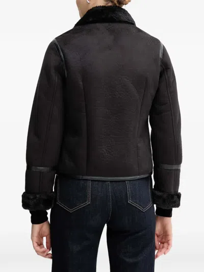 Gaudì Textured-collar Jacket In Black