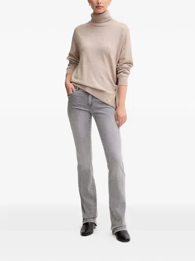 Gaudì Belt-loop Jeans In Gray