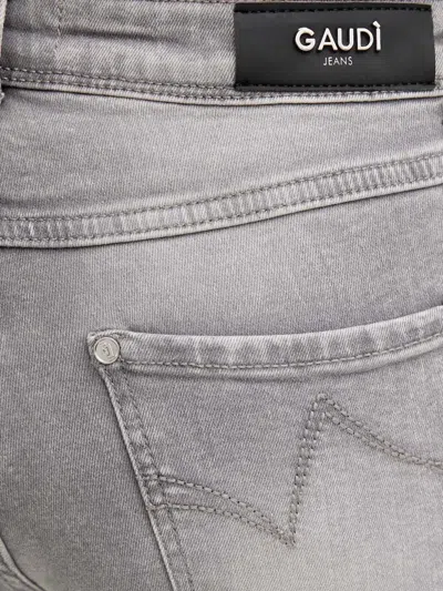 Gaudì Belt-loop Jeans In Gray