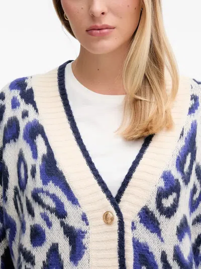 Gaudì Leopard-print Button-up Cardigan In Multi