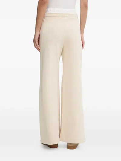 Pinko Drawstring Trousers In Neutral