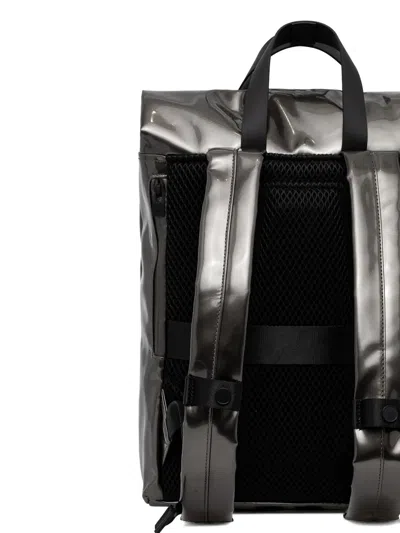 Rains 2way Roll-top Backpack In Black
