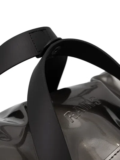 Rains 2way Roll-top Backpack In Black