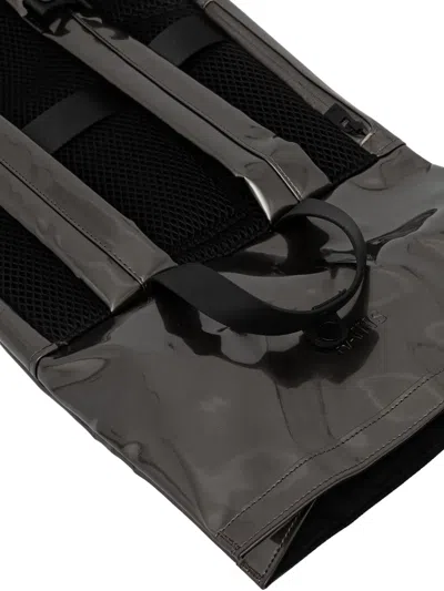 Rains 2way Roll-top Backpack In Black