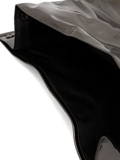 Rains Large Rolltop Backpack In Black