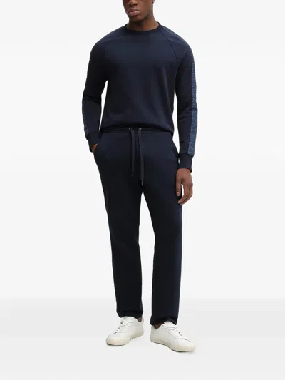 Michael Kors Drawstring Track Pants In Blue