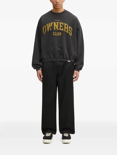 Represent Lettering Sweatshirt In Black
