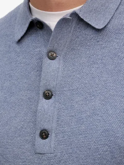 Hackett Button-fastening Polo Shirt In Blue