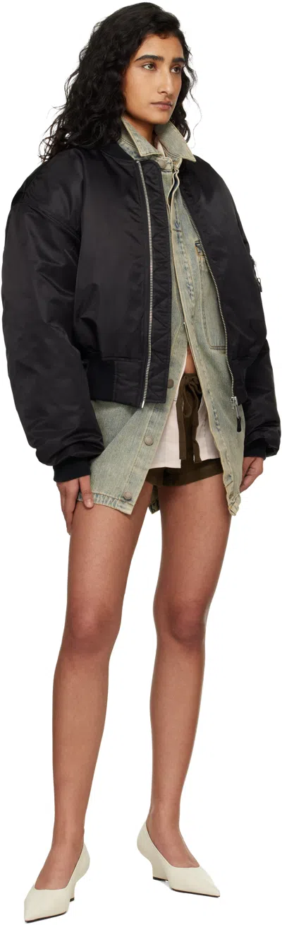 Entire Studios Brown Lightweight Micro Shorts In Brown