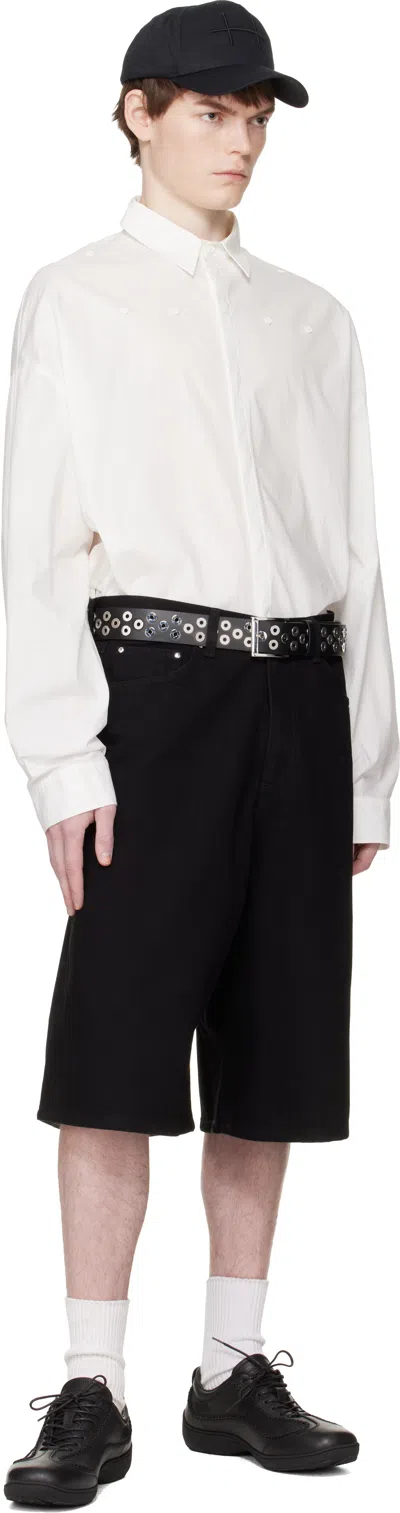 Heliot Emil Black Thyra Belt In Black