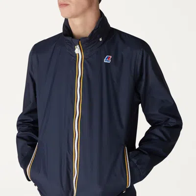 K-way Amaury Stretch Nylon Jersey In Blue
